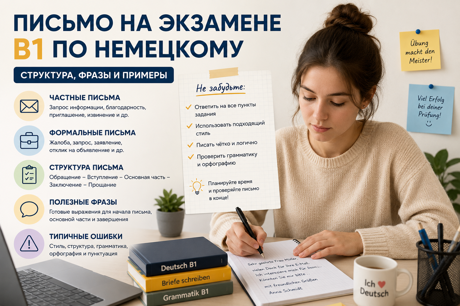 письмо на В1